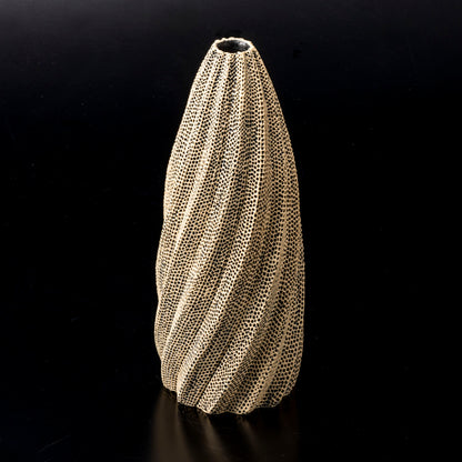 "Tenkokumon" vessel [Twisted type/bud vase]